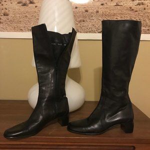 Cole Haan Italian Black Leather Boots